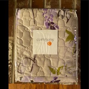 NWT Colorful Living at COMPANY C-Standard QUILTED STANDARD SHAM-Wisteria $50.00